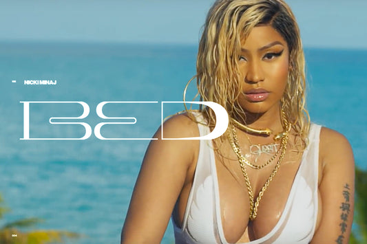 NICKI MINAJ WEARING CUSTOM RORY ROCKMORE IN THE NEW VIDEO FOR 'BED'