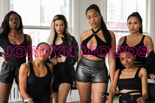 Jordyn Woods for SECNDNTURE wearing Custom RORY ROCKMORE!