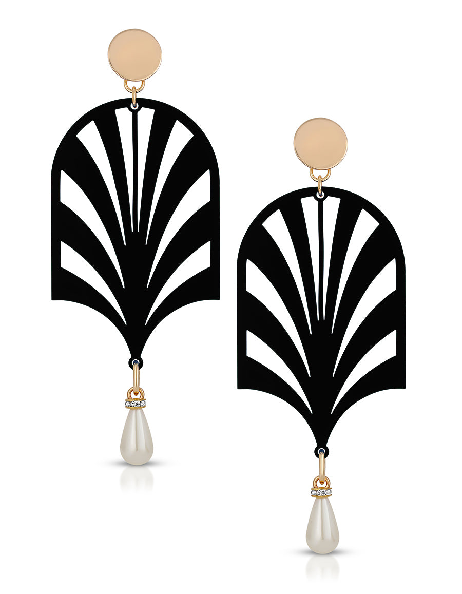 Art Deco Drip Earrings
