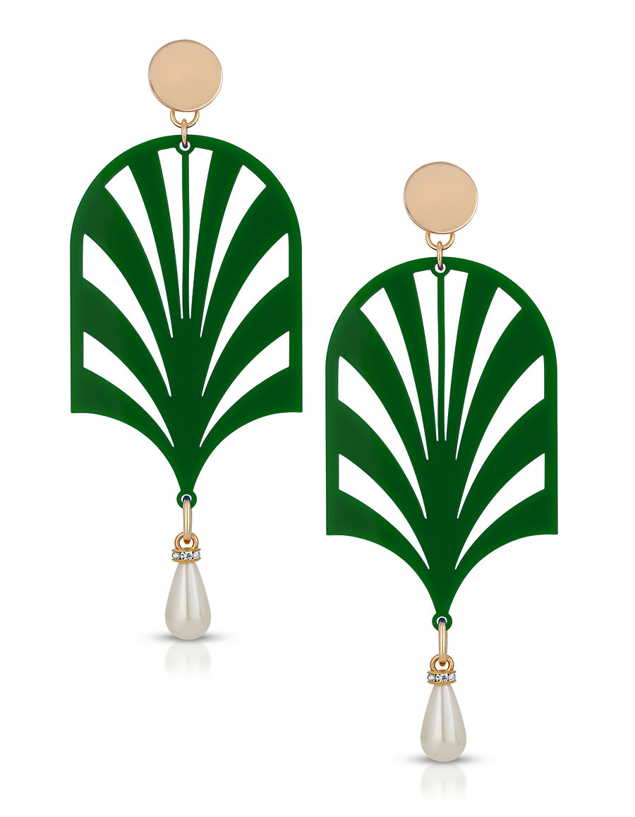 Art Deco Drip Earrings