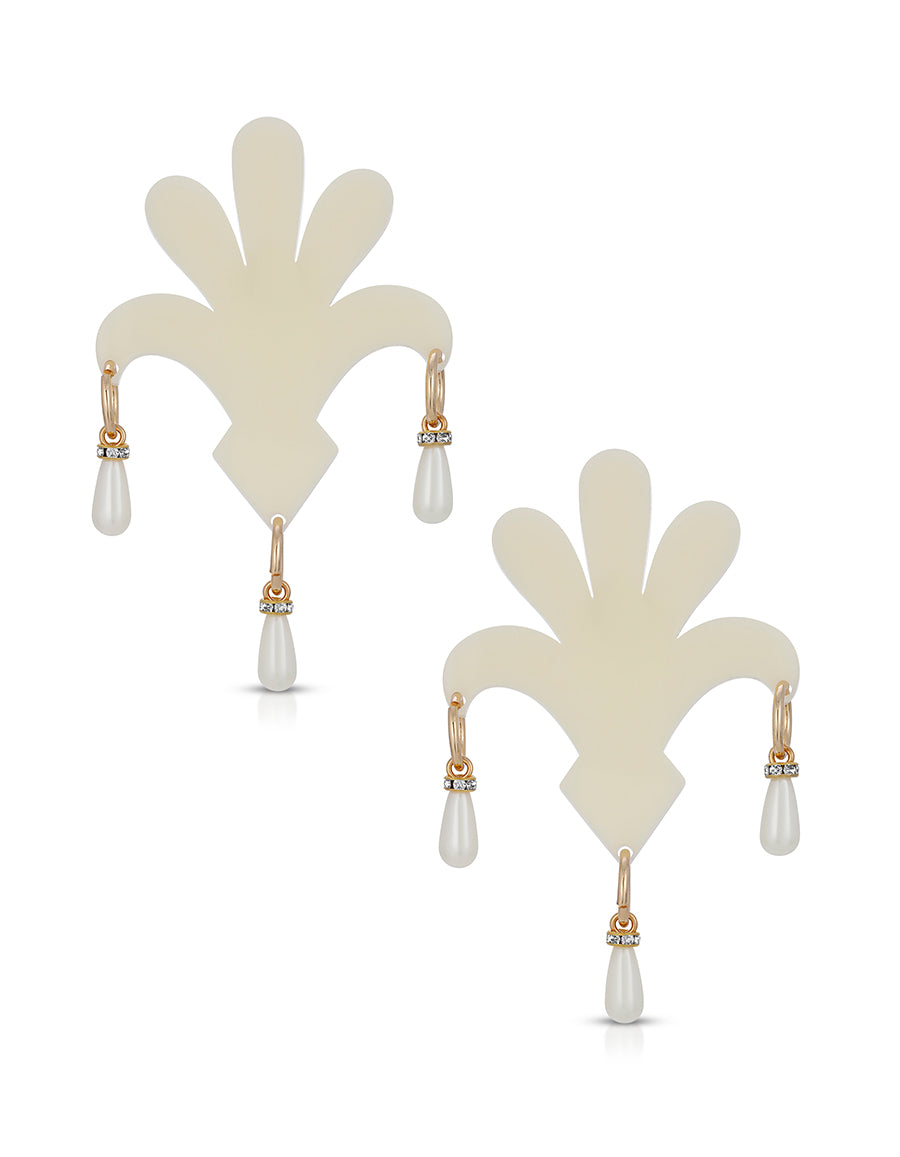 Art Deco Flourish Earrings
