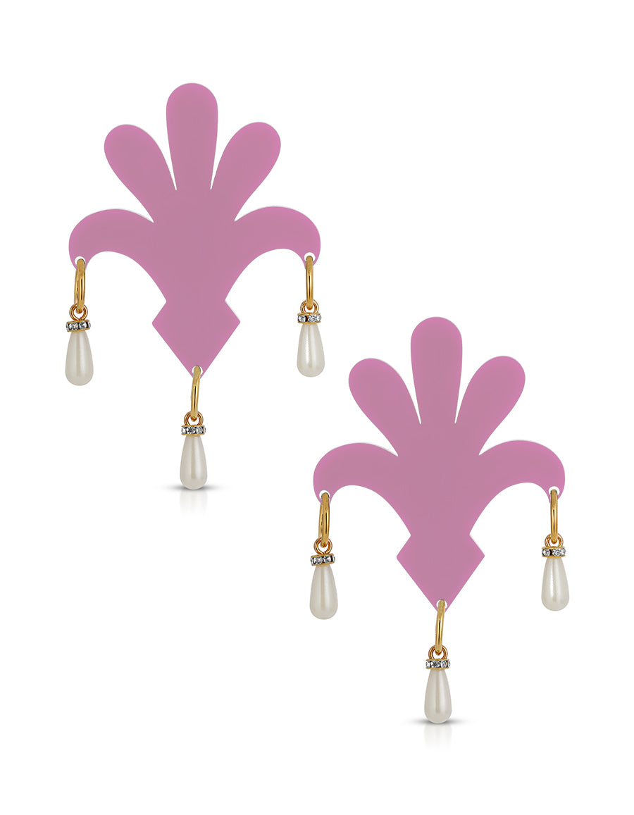 Art Deco Flourish Earrings
