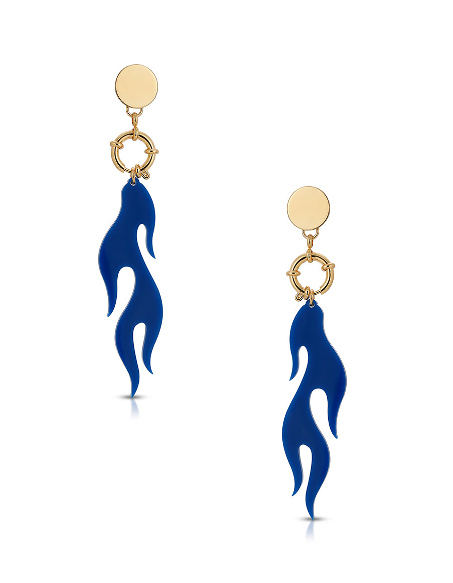 La Flame Drop Earrings