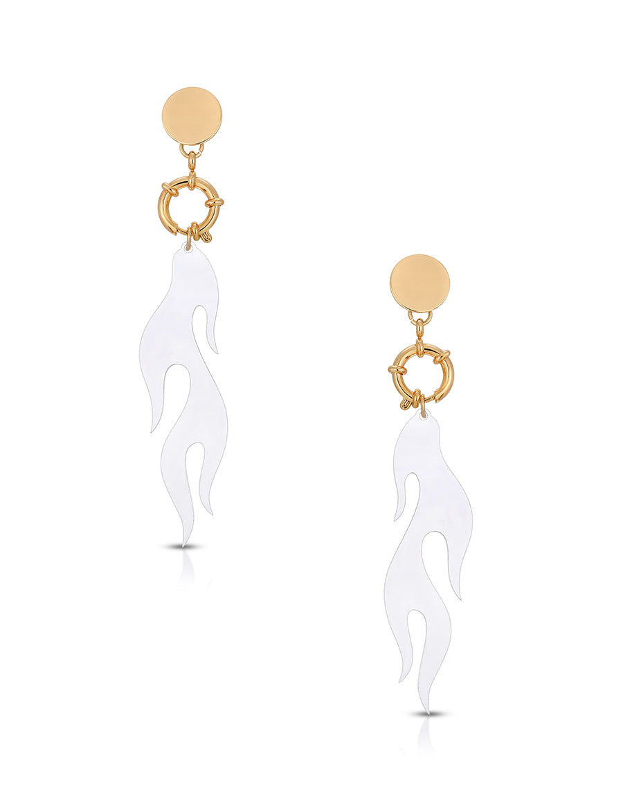 La Flame Drop Earrings