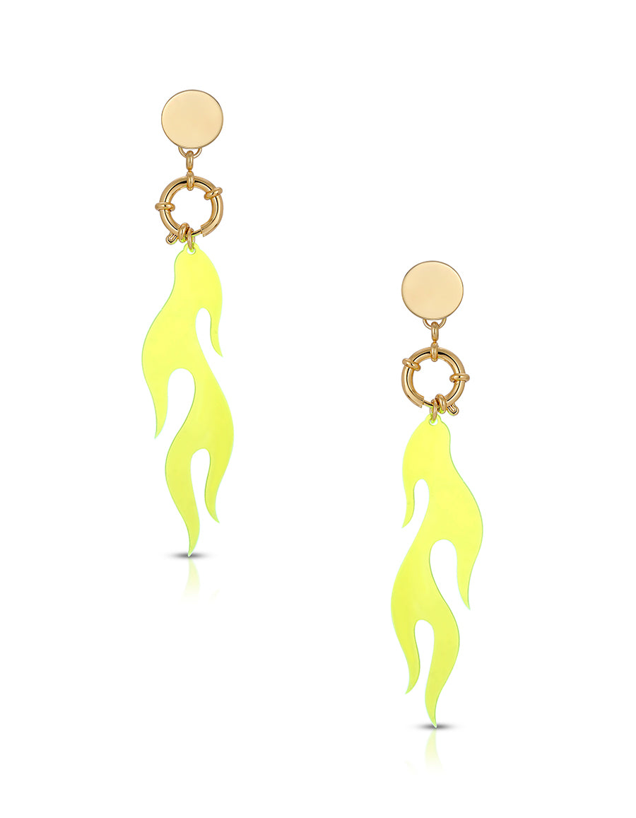 La Flame Drop Earrings