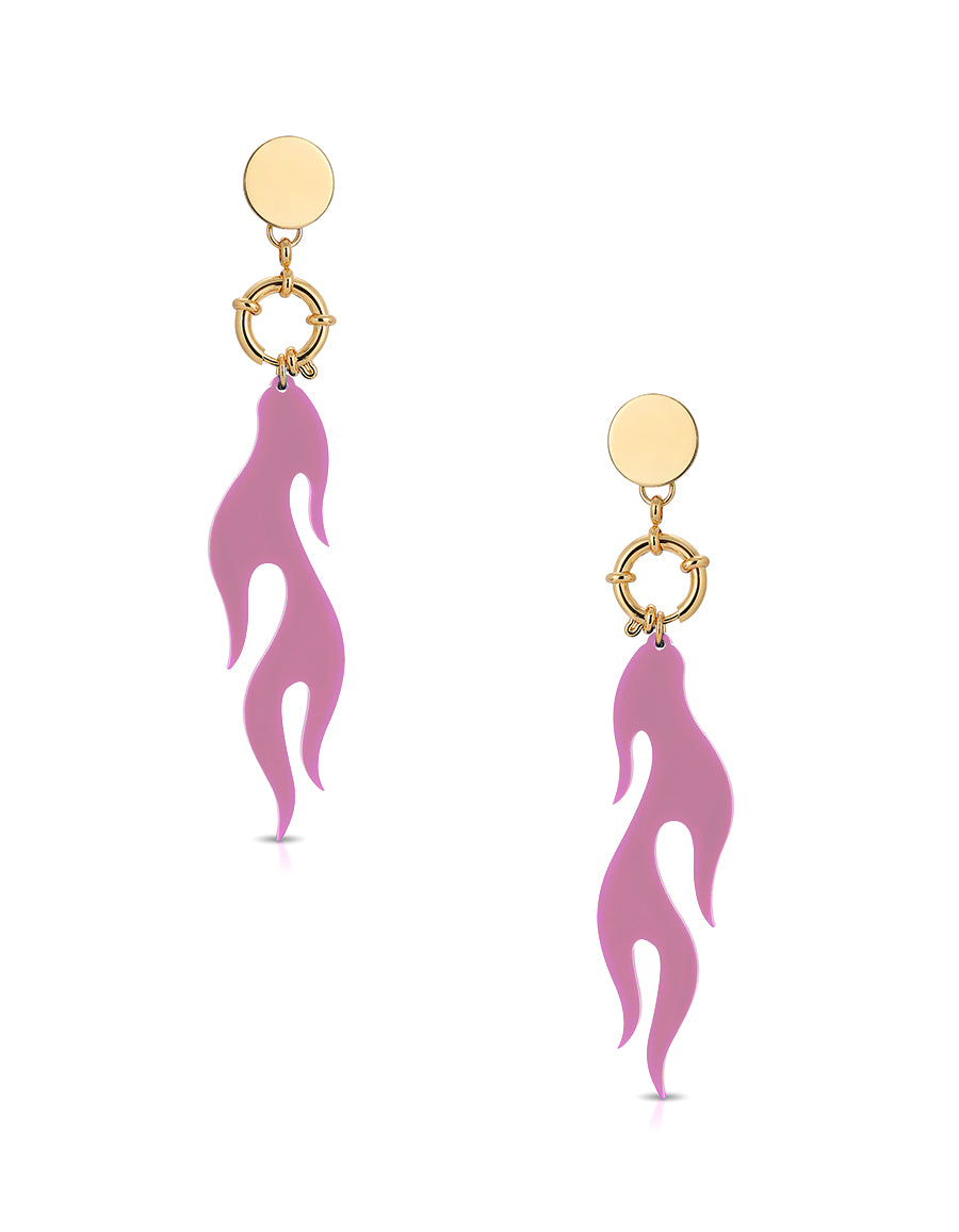 La Flame Drop Earrings