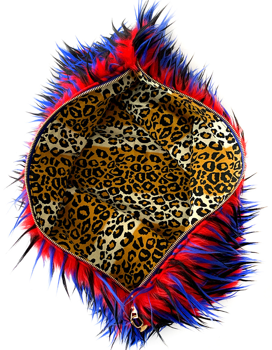 BIANCA FUR CLUTCH
