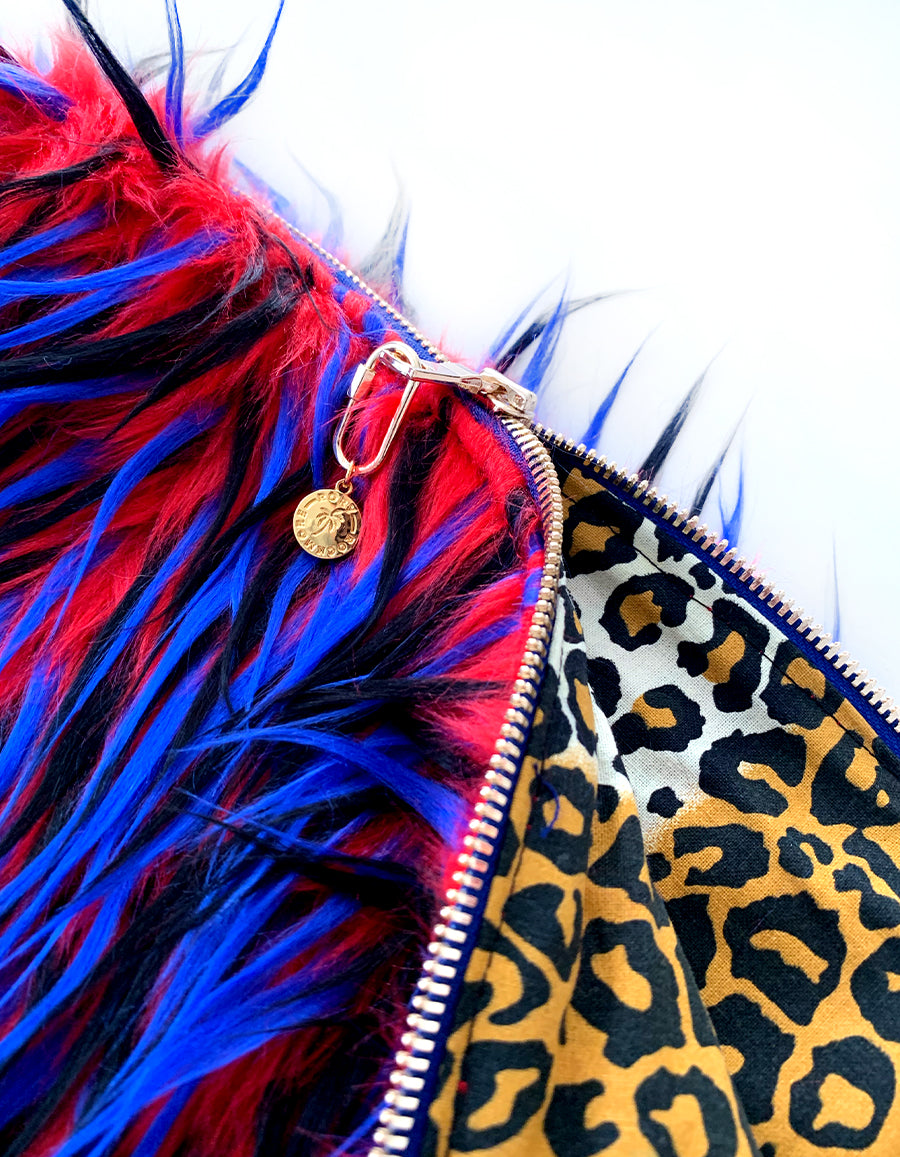 BIANCA FUR CLUTCH