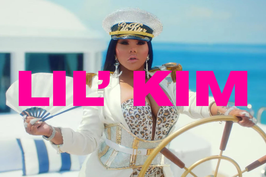 Lil' Kim wearing Custom RORY ROCKMORE in the new promo for VH1's 'Girls Cruise'!