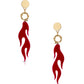 La Flame Drop Earrings